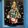 30x45cm Christmas Static Wall Stickers Glass Window Christmas Decoration Poster, Style: SDJ2308