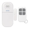 130dB Wireless Door Alarm with Remote, LED Light - 7 Modes