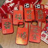 For iPhone 11 New Year Design 3D Gold Stamping IMD Phone Case(Good Luck)