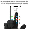 WEST BIKING Cycling Anti-slip Breathable Touch Screen Gloves, Size: M(Black)