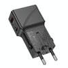 hoco AC24 Mini PD25W QC3.0 Universal Travel Charger(Black)