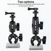 360 Rotation Adjustable Action Camera Bike Motorcycle Handlebar Holder(Black)