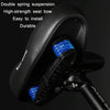 WEST BIKING Bicycle Big Butt Shock Absorption Soft Saddle(Hollow With Windshield)