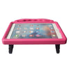 Shockproof EVA Thumb Bumper Case with Handle & Holder for iPad 9.7(Rose Red)