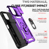 For Samsung Galaxy A06 4G Sliding Camshield Holder Phone Case(Purple)