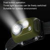 Naturehike IP68 Grade Waterproof Headlamp Outdoor Hiking Mountaineering Strong Light Headwear Lighting(Yellow)