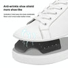 1 Pair 006 Anti-crease Anti-wrinkle Invisible Shoe Shield Holder Protector(Black)