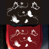 D-907 Butterflies Pattern Car Modified Decorative Sticker(White)