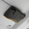 Car Sun Visor Multifunctional Glasses Case Card Storage Bracket(Black)