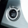 2 PCS Car Starter Button With Diamond Small Devil Decorative Ring(Pink)