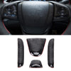 4 in 1 Steering Wheel H Logo Trim Decal Sticker for Honda Civic 10th Gen 2016-2019