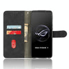 For ASUS ROG Phone 7 Skin Feel Magnetic Flip Leather Phone Case(Black)