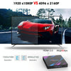 H96 Max-3318 4K Ultra HD Android TV Box with Remote Controller, Android 10.0, RK3318 Quad-Core 64bit Cortex-A53, 2GB+16GB, Support TF Card / USBx2 / AV / Ethernet, Plug Specification:UK Plug