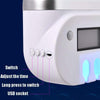 Smart UV Toothbrush Sterilizer Punch-Free Sterilization Wall Mounted Toothbrush Holder Set, Specification: Disinfection(White Gray)