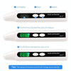 HS-018 LCD Display Skin Analyzer Skin Moisture Tester Skin Oil Test Meter(White)