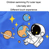 Cute Cartoon High Elastic Children PU Waterproof Swimming Cap(Little Fear Fish)