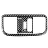2 in 1 Car Carbon Ceiling Light Panel Decorative Sticker for Honda Civic 8th Generation 2006-2011, Left and Right Drive Universal
