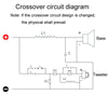 PA-2A High And Low 2-Way Audio Crossover Stage Speaker Conversion Divider