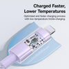 Baseus CD Series PD20W USB-C / Type-C to 8 Pin Fast Charging Data Cable, Length:2m(Purple)