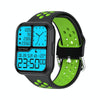 S226 1.72 inch Waterproof Smart Sports Watch Support Heart Rate Monitoring / Blood Pressure Monitoring(Black Green)