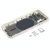 iPhone 12 Mini Back Housing Cover, SIM Tray, Keys & Lens (White)