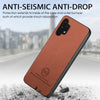 For Samsung Galaxy A32 5G Twill Fabric Leather Skin Back Phone Case(Brown)
