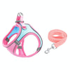 Reflective Pet Vest Harness XXS Blue/Pink Breathable Mesh - TM050