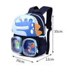 Kindergarten Children Cute Cartoon Backpack School Bag(Car Yellow)