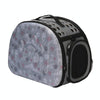 Foldable Pet Carrier Backpack, Grey, for Small Cats & Dogs (2-4kg)