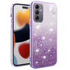 For Samsung Galaxy A05s Gradient Glitter Flower All-inclusive Phone Case(Purple)