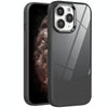 For iPhone 11 Pro Litchi Texture TPU Hybrid Acrylic Phone Case(Black)