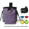 Dog Treat Training Pouch with Bowl | Adjustable Belt | Oxford Canvas