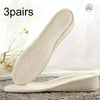 3pairs Winter Velvet Insoles Warm Inner Height Increase Insoles 3.5cm Beige(45)