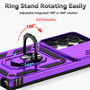 For Samsung Galaxy S25 Ultra 5G Sliding Camshield Holder Phone Case(Purple)