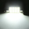 2 PCS 39mm DC12V / 1.2W / 6000K / 80LM 42LEDs SMD-3014 Car License Plate Light / Dome Light, with Decoder