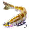 HENGJIA JM064 Multi-section Fish Minnow Bionic Fake Lures Sea Fishing Sinking Lures, Size: 12.8cm 18g(8)