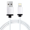 1m 3A 8 Pin to USB Data Sync Charging Cable for iPhone, iPad, Diameter: 4 cm(White)