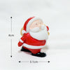 5pcs Christmas Decoration Accessories Micro Landscape Christmas Gift Resin Small Ornament, Style: Santa Claus No.1