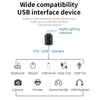 XQ-ZH001 USB Female to 8 Pin Male OTG Adapter(Black)