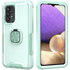 For Samsung Galaxy A73 5G 3 in 1 Ring Holder PC + TPU Phone Case(Mint Green)