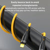 USB-C / Type-C to 8 Pin Liquid Silicone Charging Data Cable, Length: 1.2m(Yellow)