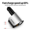 Car Multi-functional Three USB Charger Adapter 3 in 1 Fast Charger