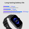 Qx5 1.96 inch BT5.2 Smart Sport Watch, Support Bluetooth Call / Sleep / Blood Oxygen / Temperature / Heart Rate / Blood Pressure Health Monitor(Blue)