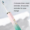 V6 Adult Magnetic Levitation Sonic Household Smart Electric Toothbrush Couple Soft Toothbrush, Style: Wireless Charge Model(Coral Pink)