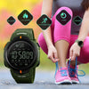 SKMEI 1301 Multifunction 50m Waterproof Sports Bluetooth Smart Watch, Compatible with Android & iOS System(Army Green)