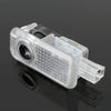 2 PCS DC12V 2W Car Door Logo Light Brand Shadow Lights Courtesy Lamp for Audi Q7 2006-2015