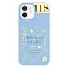 For iPhone 11 Skin Feeling Jelly TPU Hybrid PC Phone Case(Shop Line Draft Blue)