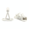 2pcs / Set RV Nylon Buffer Door Stopper with Spring(White)