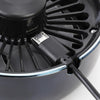 Portable Car Electric Cooling Fan with Base(Black)