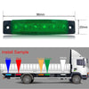 4 PCS 12V 6 SMD Auto Car Bus Truck Wagons External Side Marker Lights LED Trailer Indicator Light Rear Side Lamp(Blue)